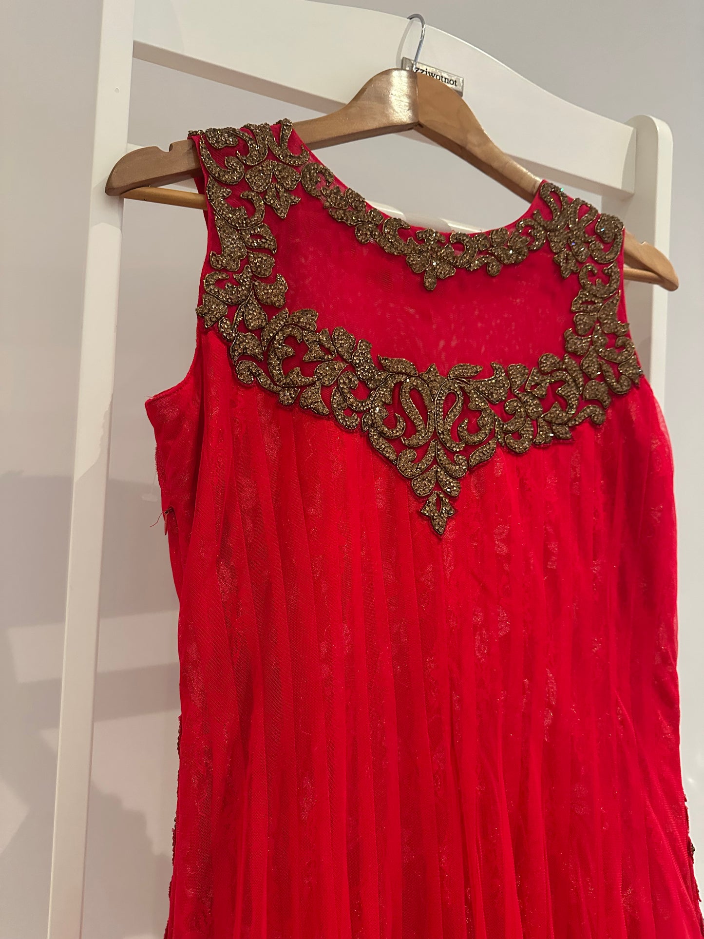Brand new red anarkali dress