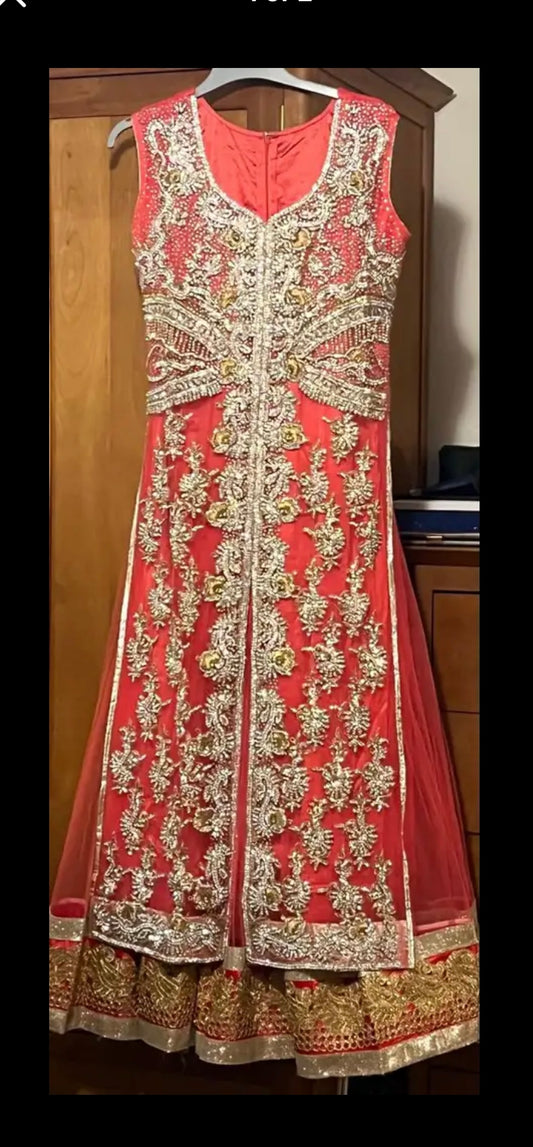 Coral dress