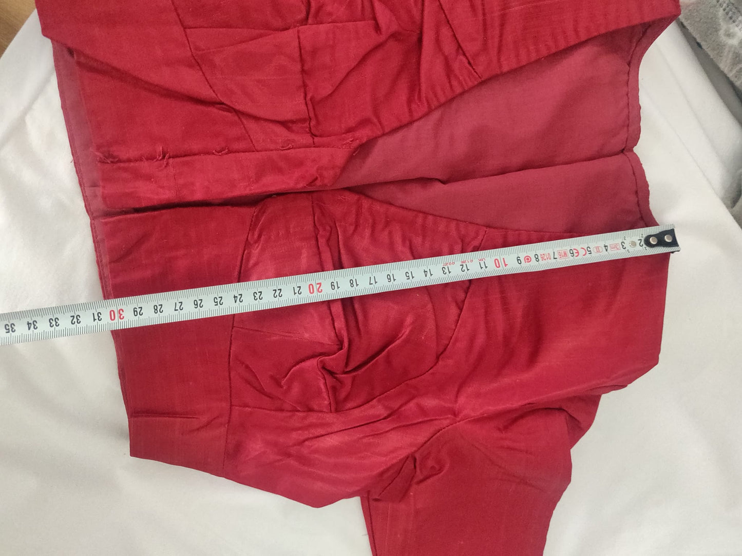 Preloved brand new red silk saree