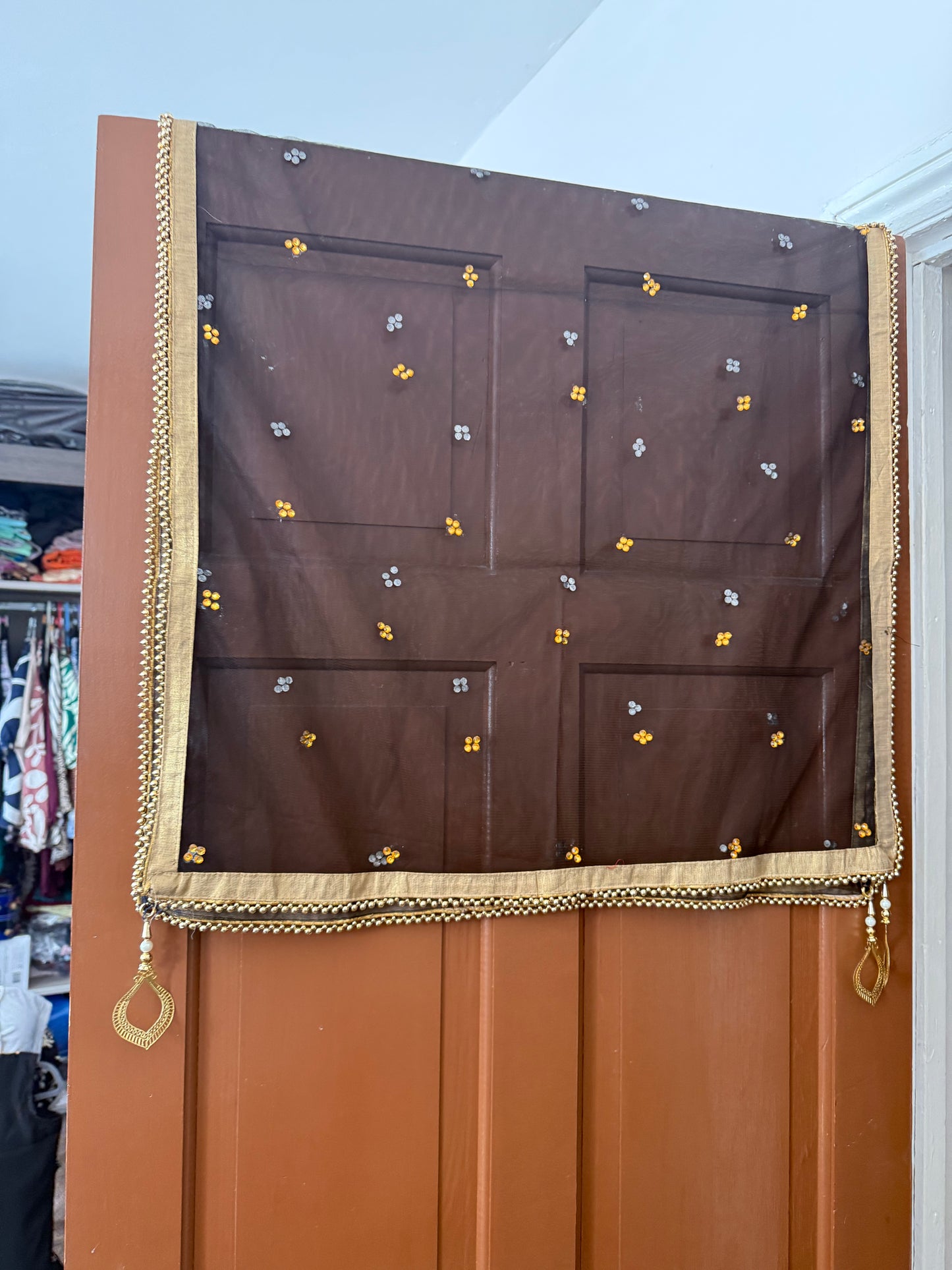 Black & Gold Embroidered Sharara Suit – 3 Piece Outfit with Dupatta