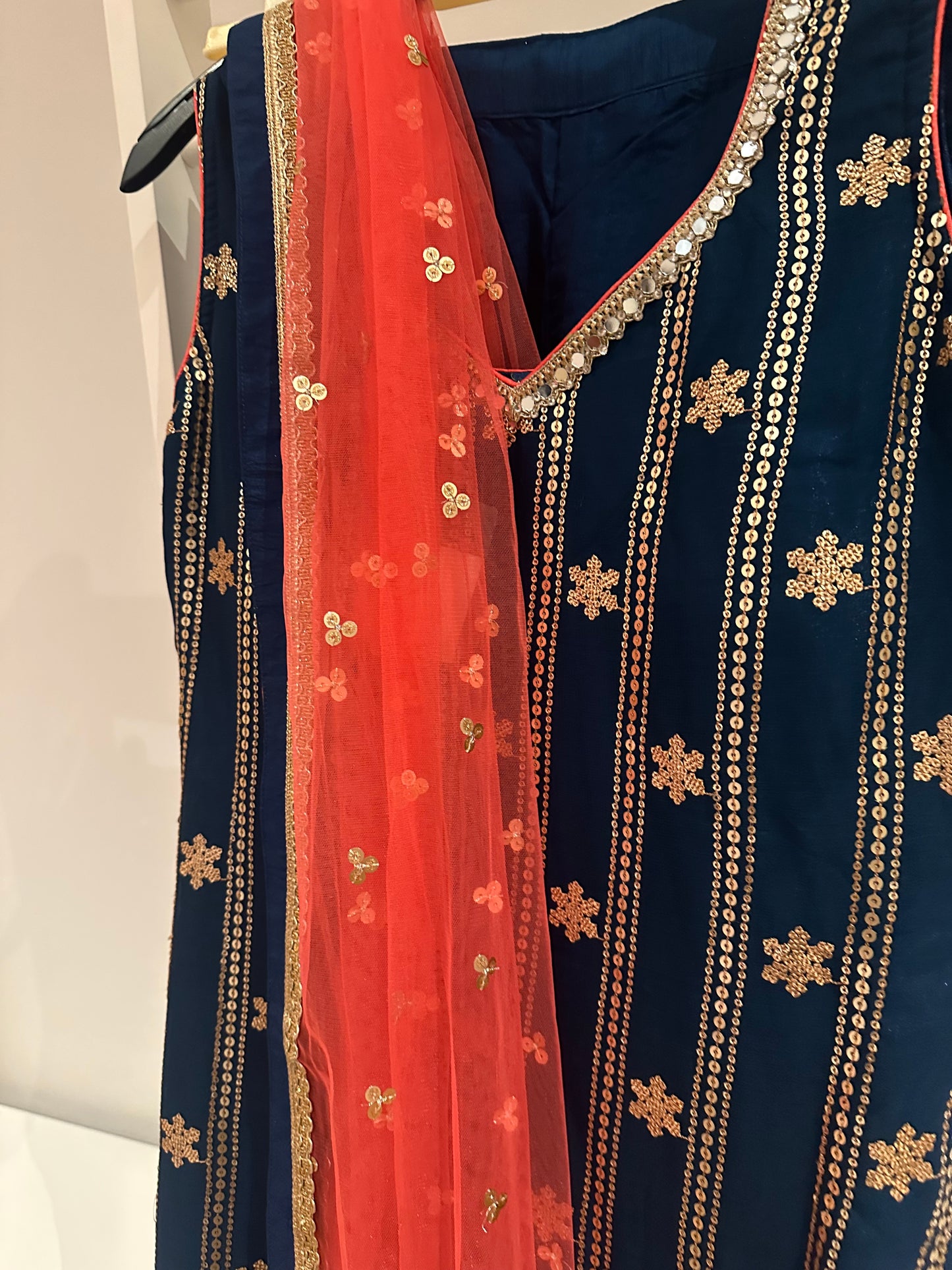 New Indian Teal Green Suit with Tags