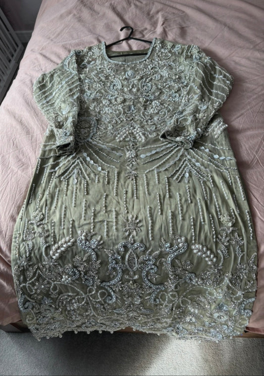 Silk sharara party outfit