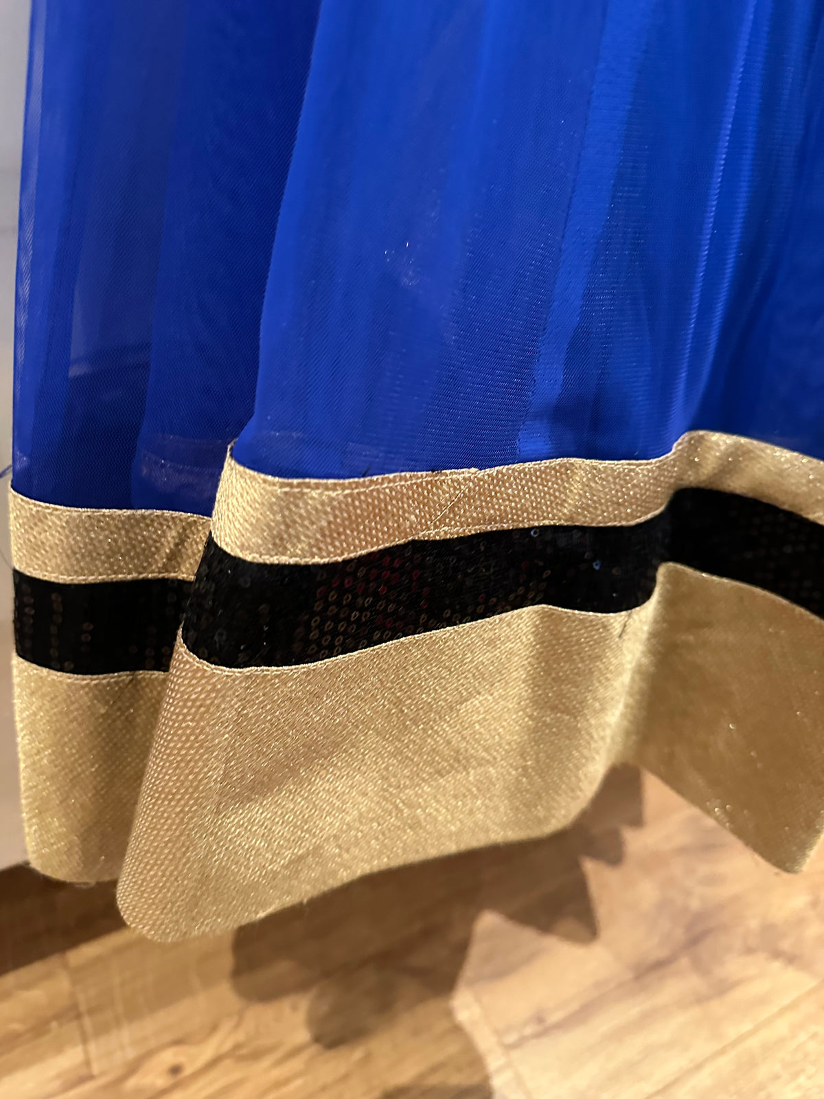 Preloved black and blue anarkali