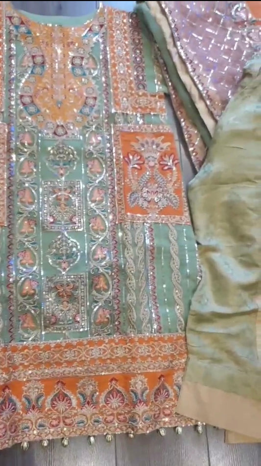 Trouser and Kameez three peice suite