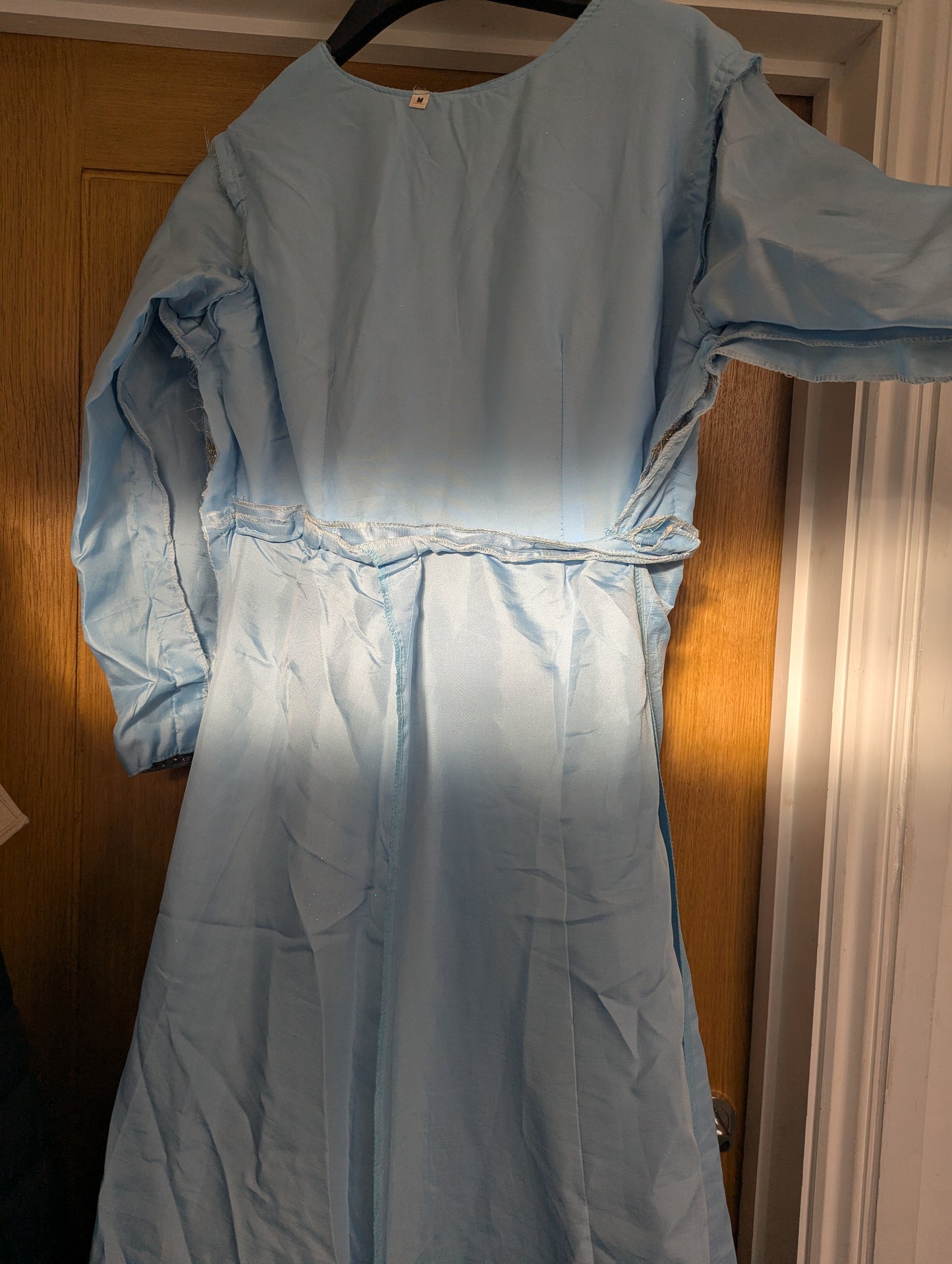 Light Blue Asian Wedding / Walima Dress - With Glitter