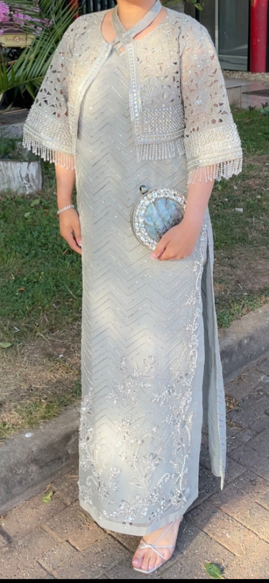 Grey 3 piece outfit in size UK Medium