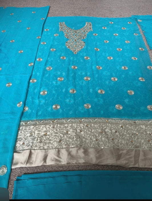 Material for kameez or long dress