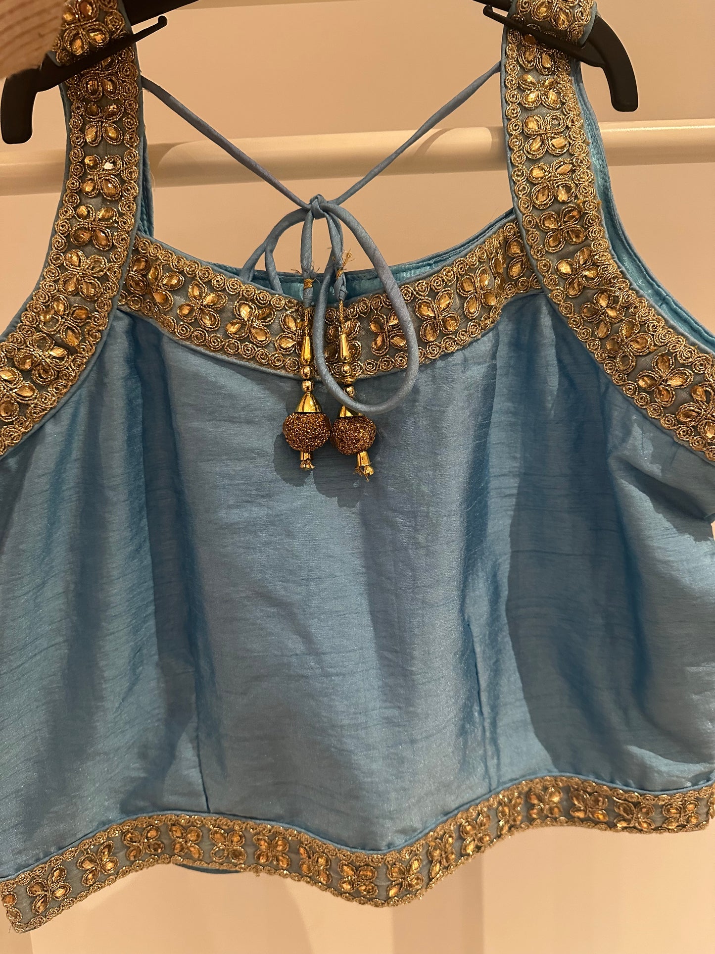 Preloved Indian Baby Blue Lehenga