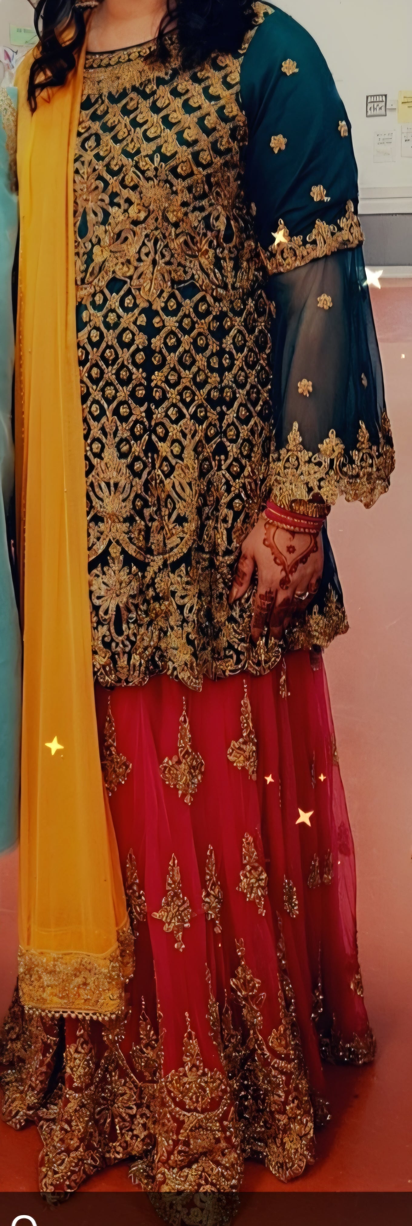 Preloved Indian Mehndi outfit