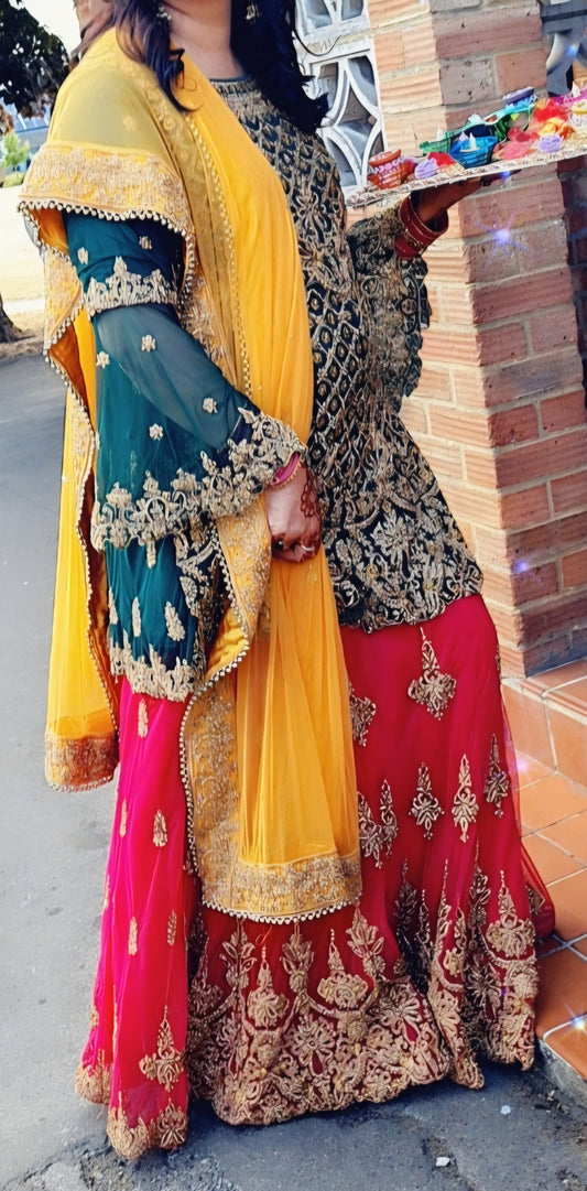Preloved Indian Mehndi outfit