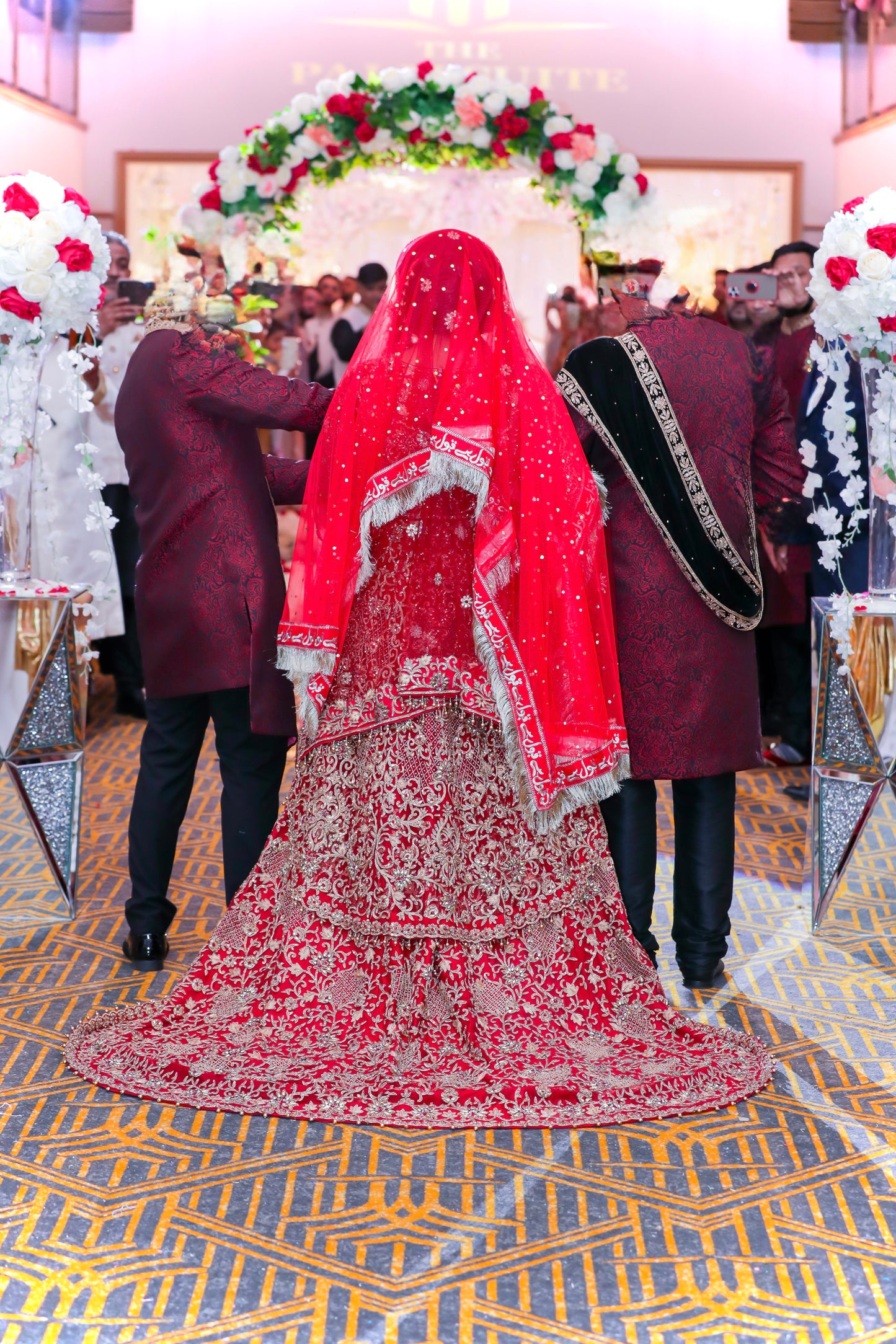 Preloved red wedding lehenga