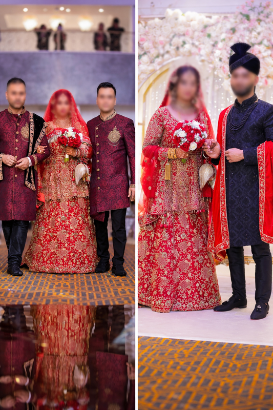 Preloved red wedding lehenga