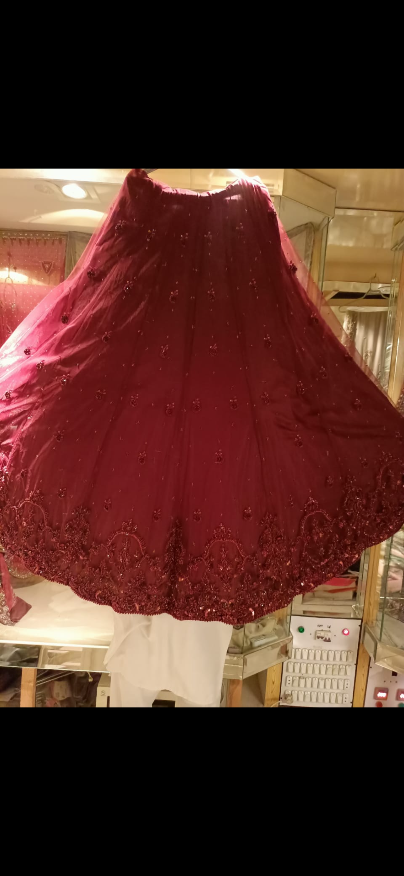 Maroon lehngha