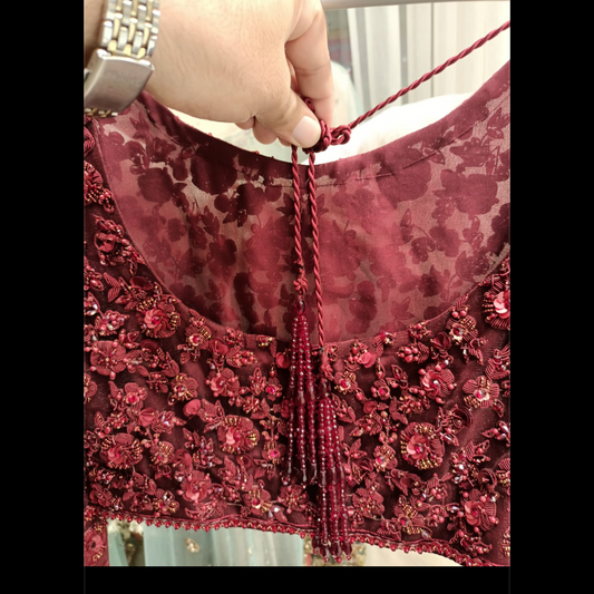 Maroon lehngha