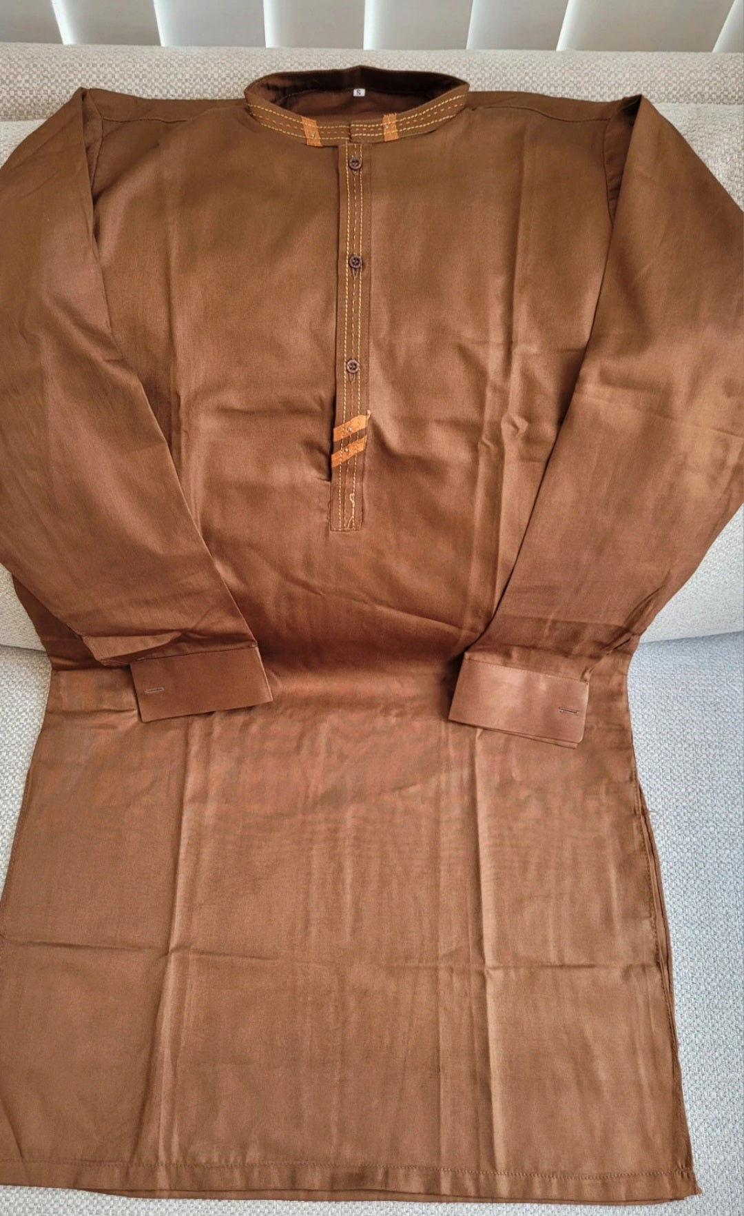 Beautiful Men's brown Kurta size S