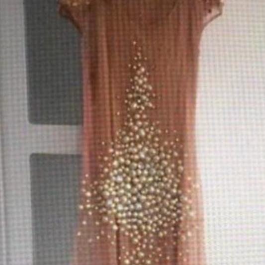Preloved Peach Indian Bridesmaids outfit