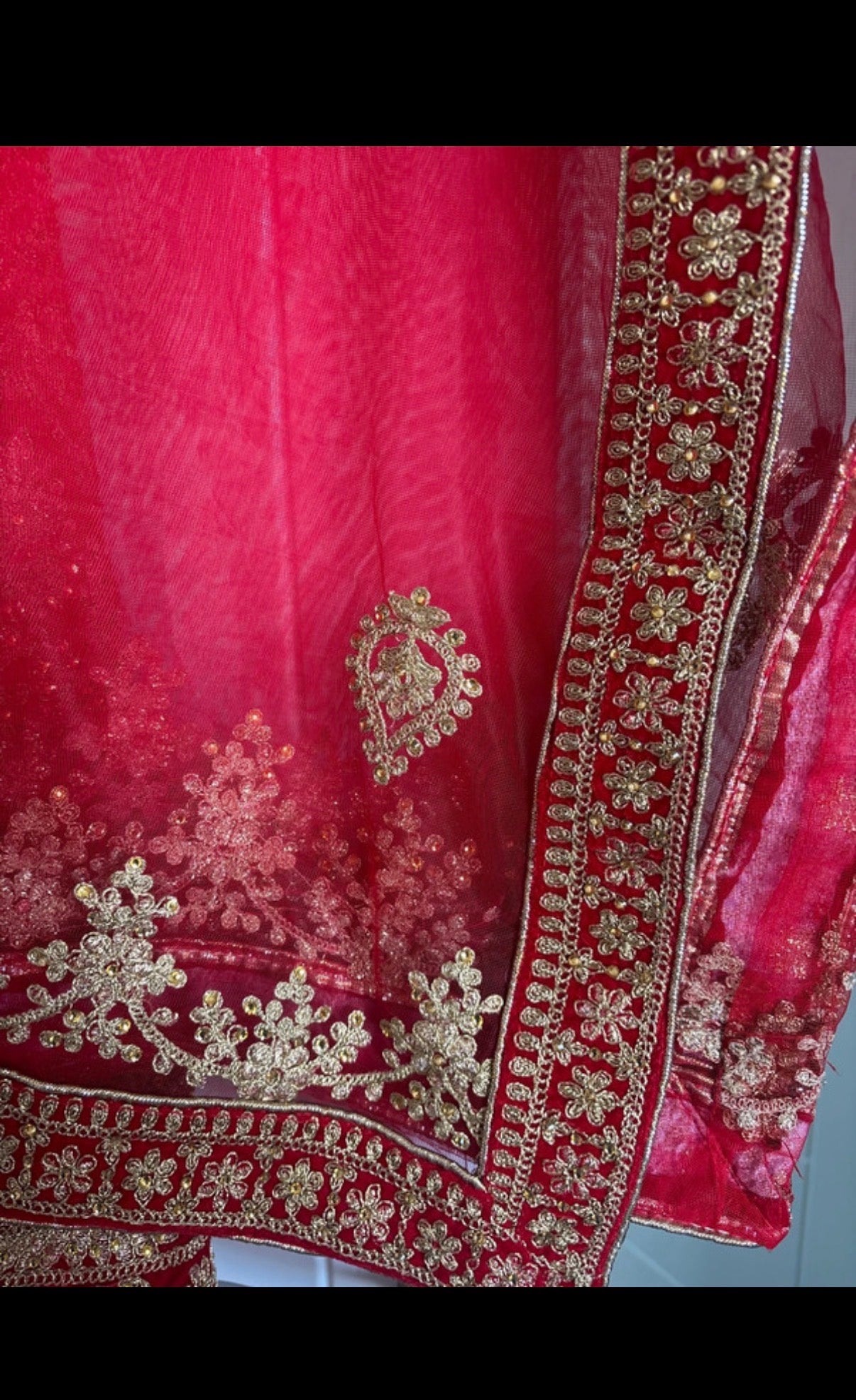 Red Bridal Lengha