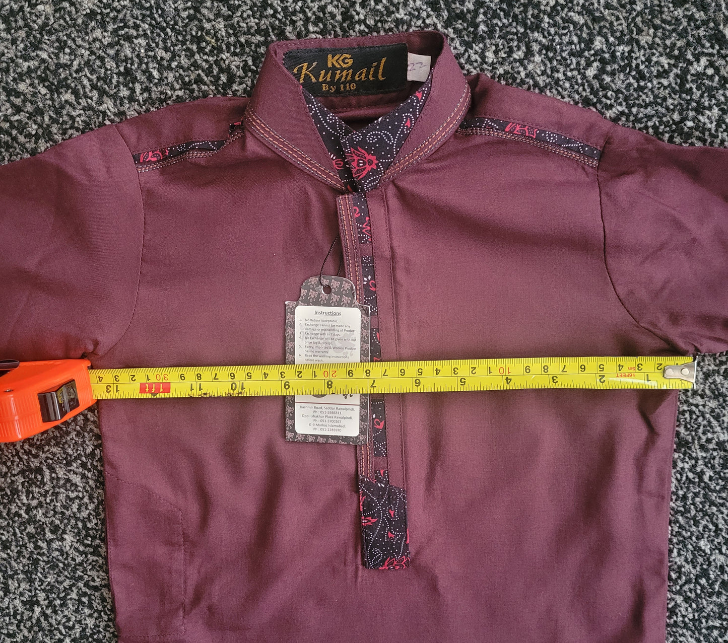 Boys traditional embroidered suit age 2_3