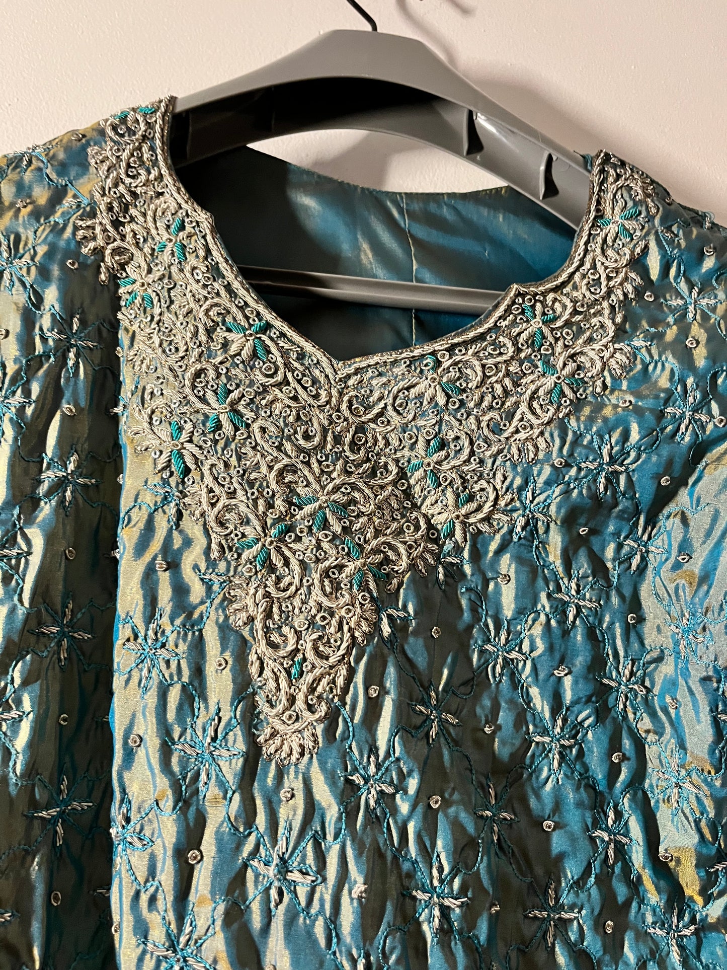 Two tone lengha choli