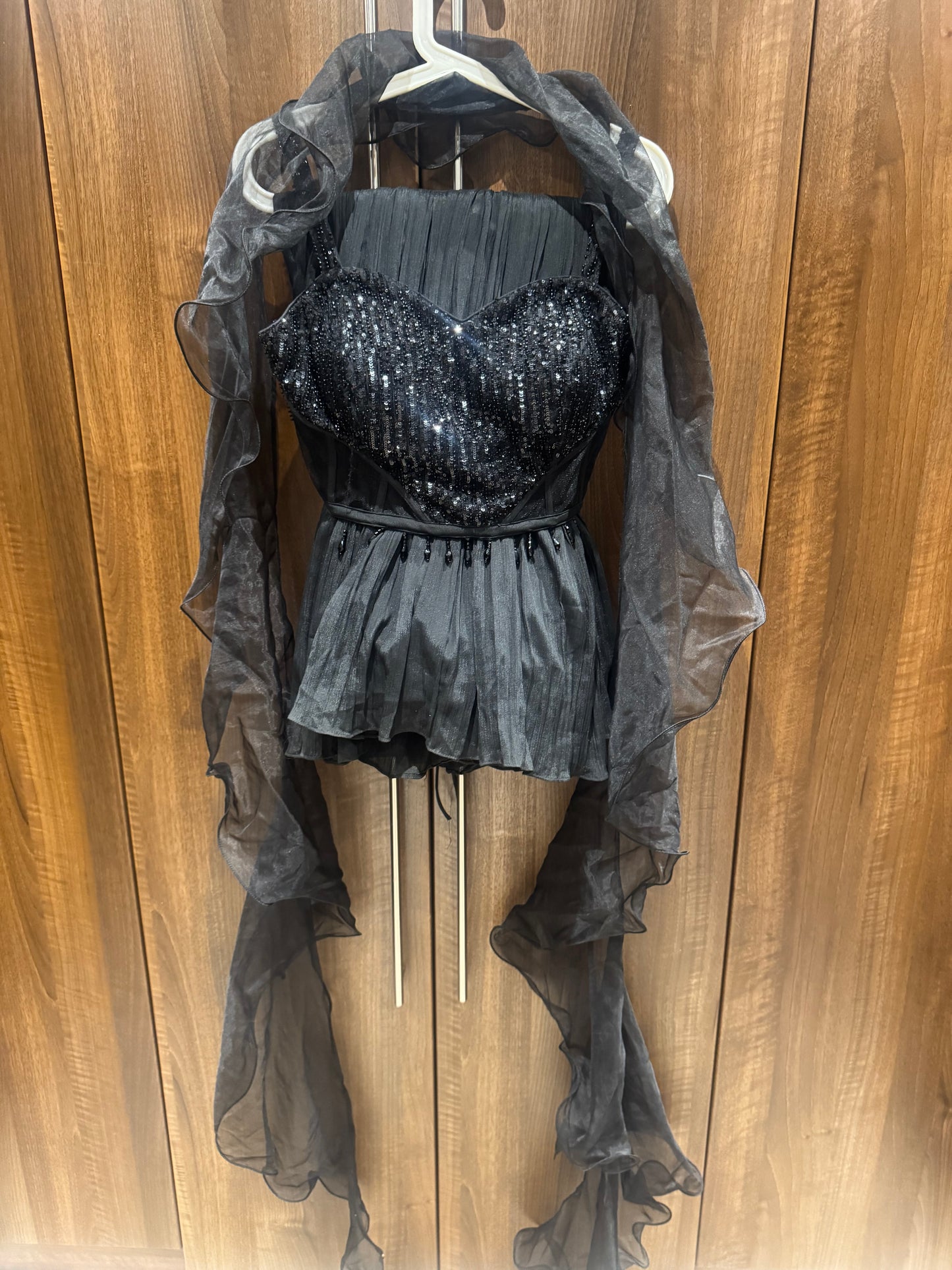 Preloved loved black corset lehenga
