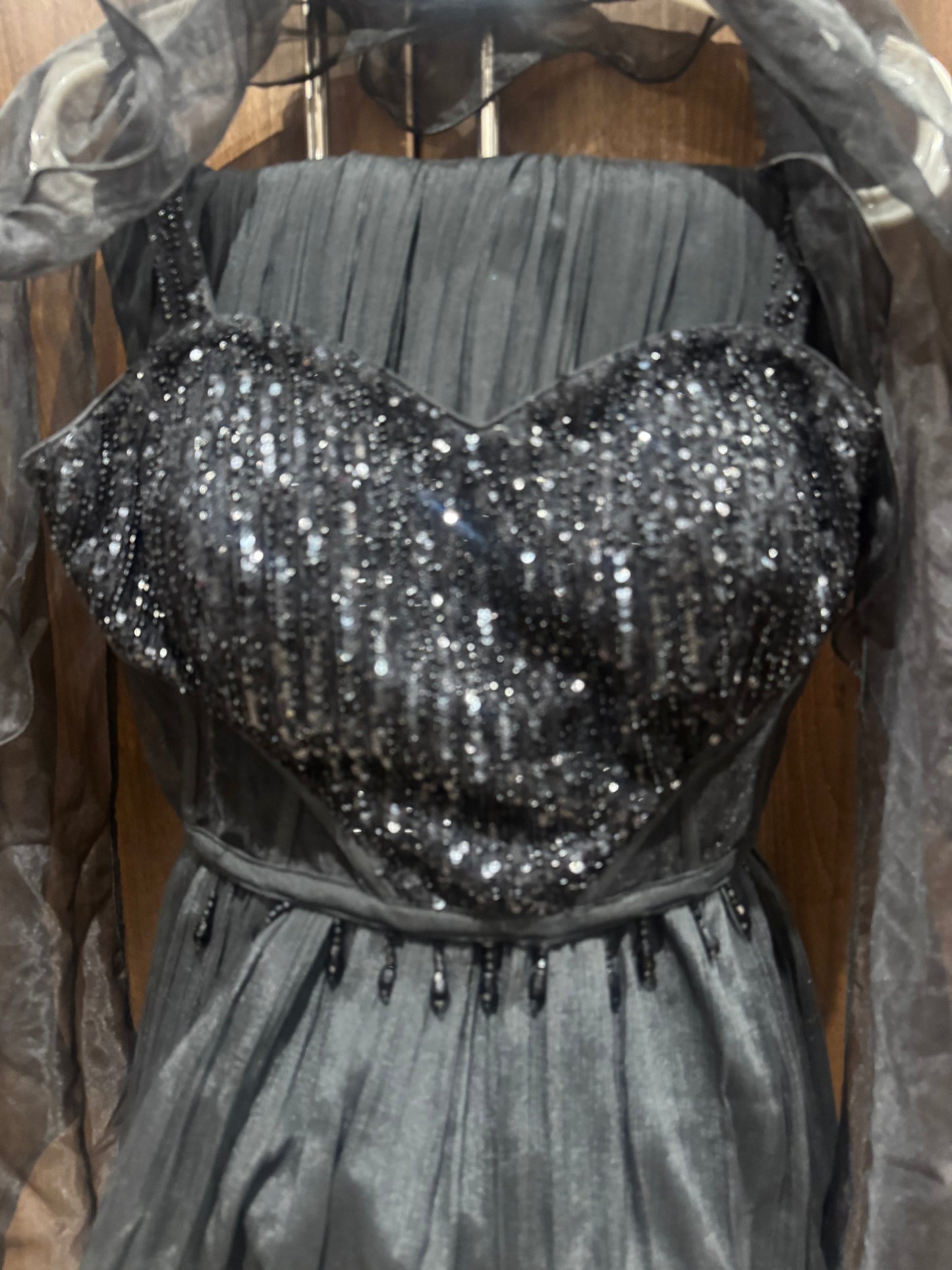 Preloved loved black corset lehenga