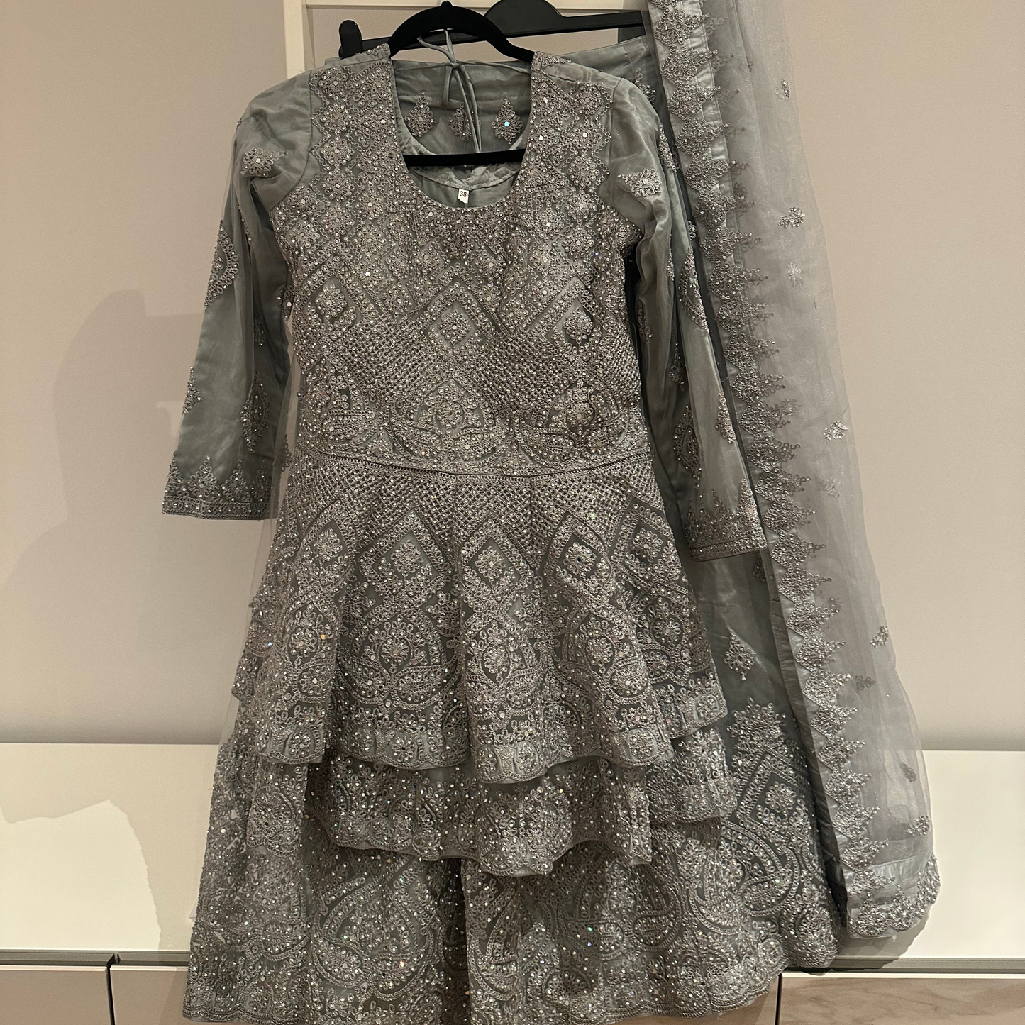 Brand new grey lehenga