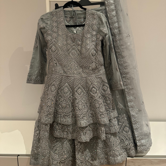 Brand new grey lehenga