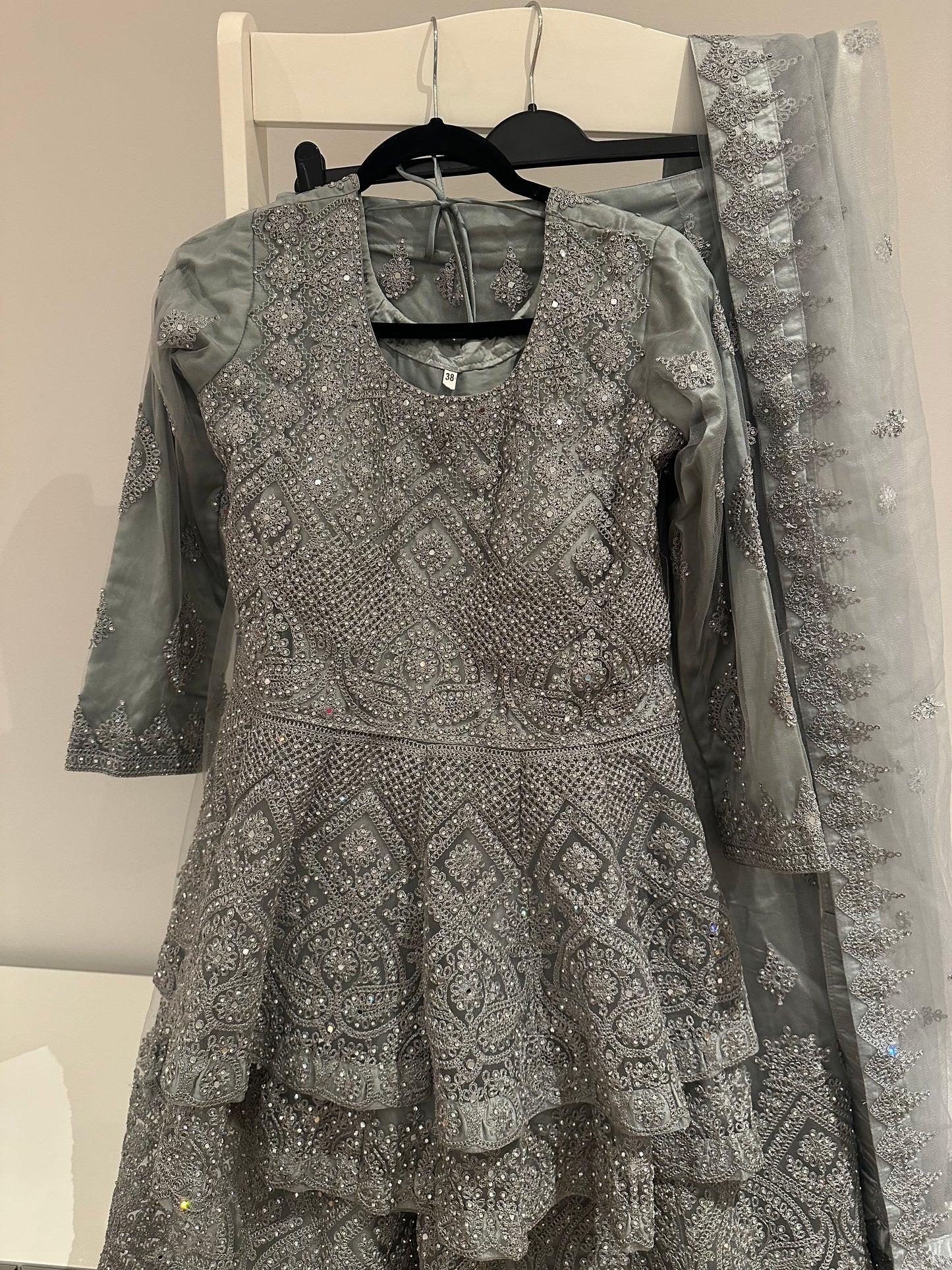 Brand new grey lehenga