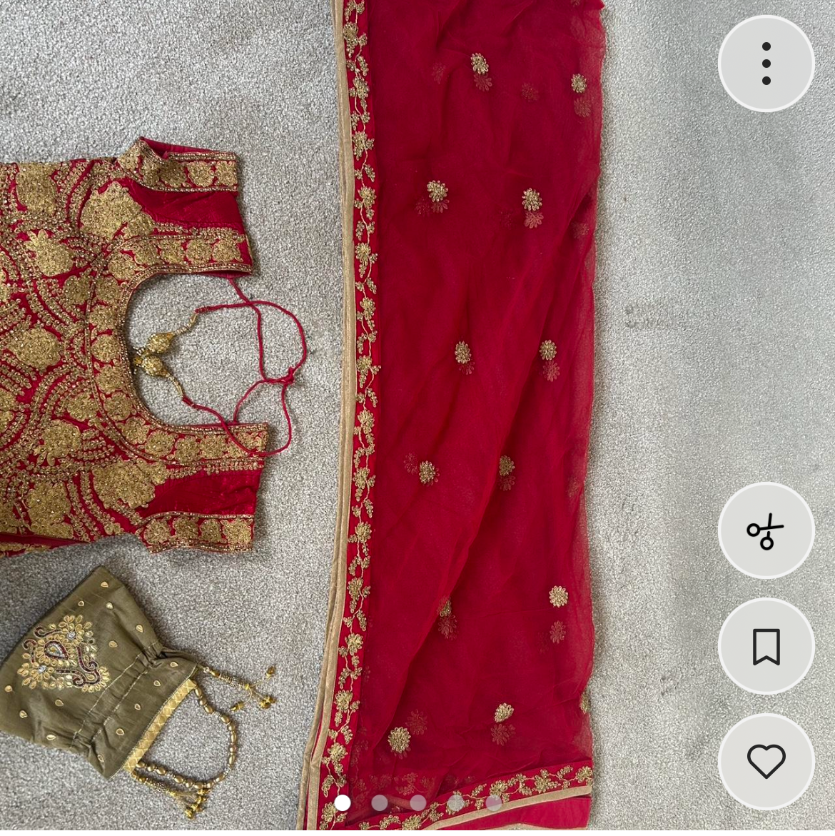 Lengha with Matching Jewellery