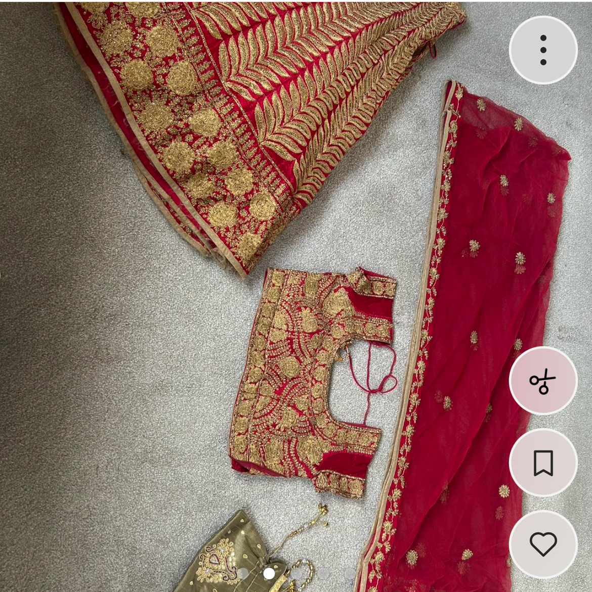 Lengha with Matching Jewellery