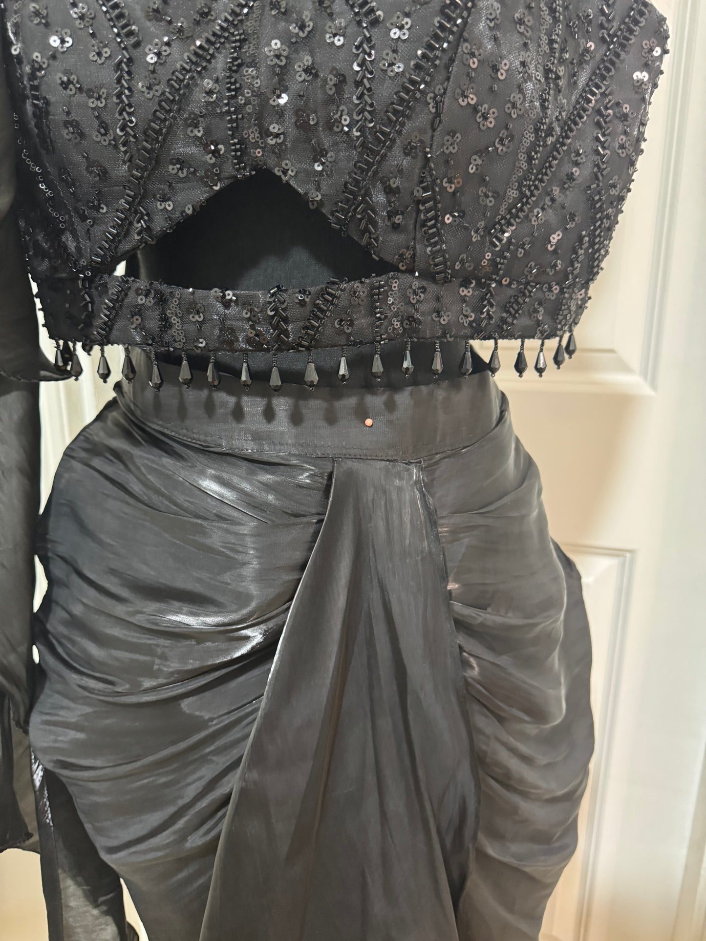 Brand new Baabul Black Indo Western Outfit - M-L