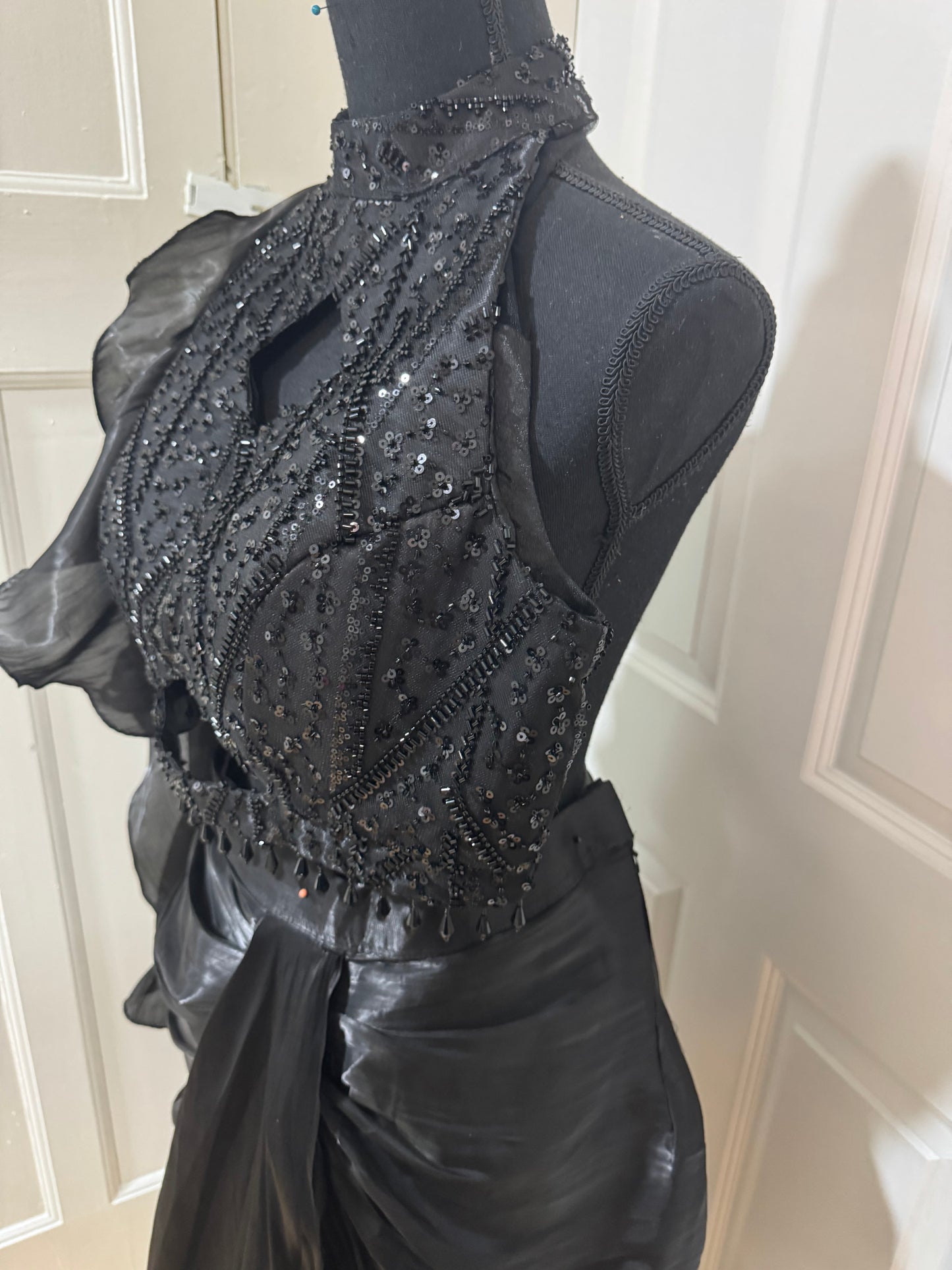 Brand new Baabul Black Indo Western Outfit - M-L