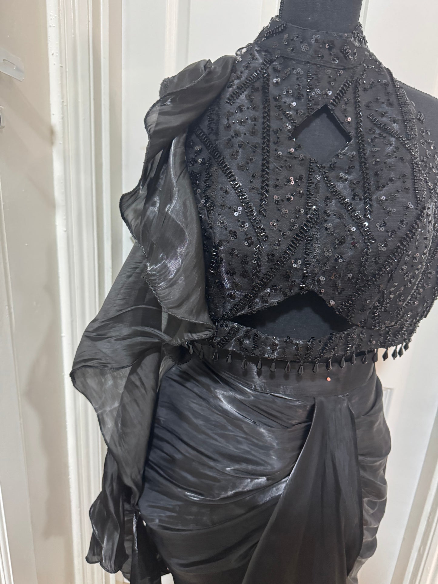 Brand new Baabul Black Indo Western Outfit - M-L