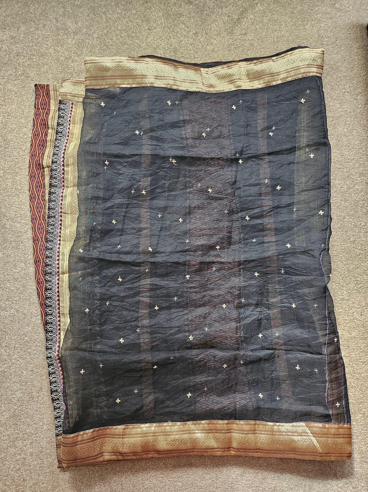 3 Piece Embrioded Cotton Suit