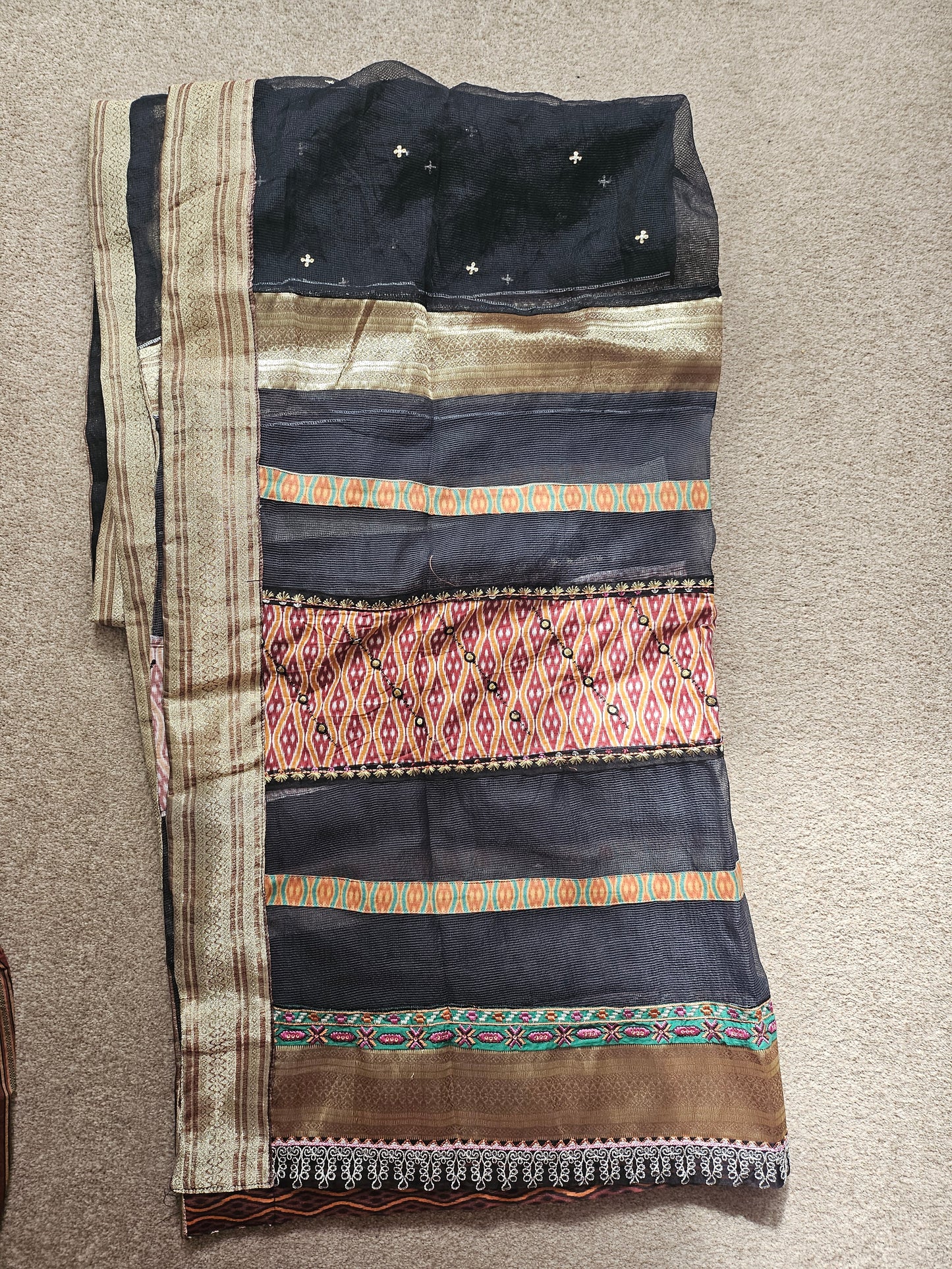 3 Piece Embrioded Cotton Suit