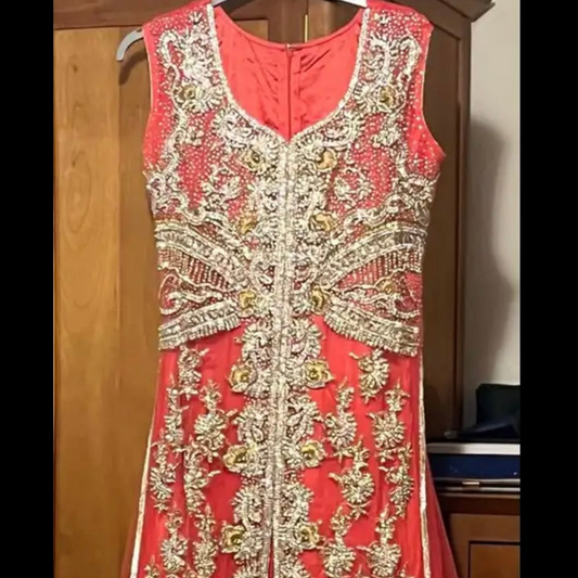 Coral dress