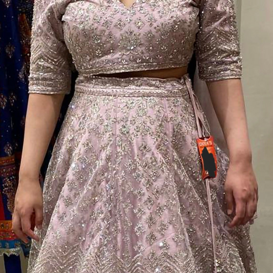Pink Bridesmaid Lehenga