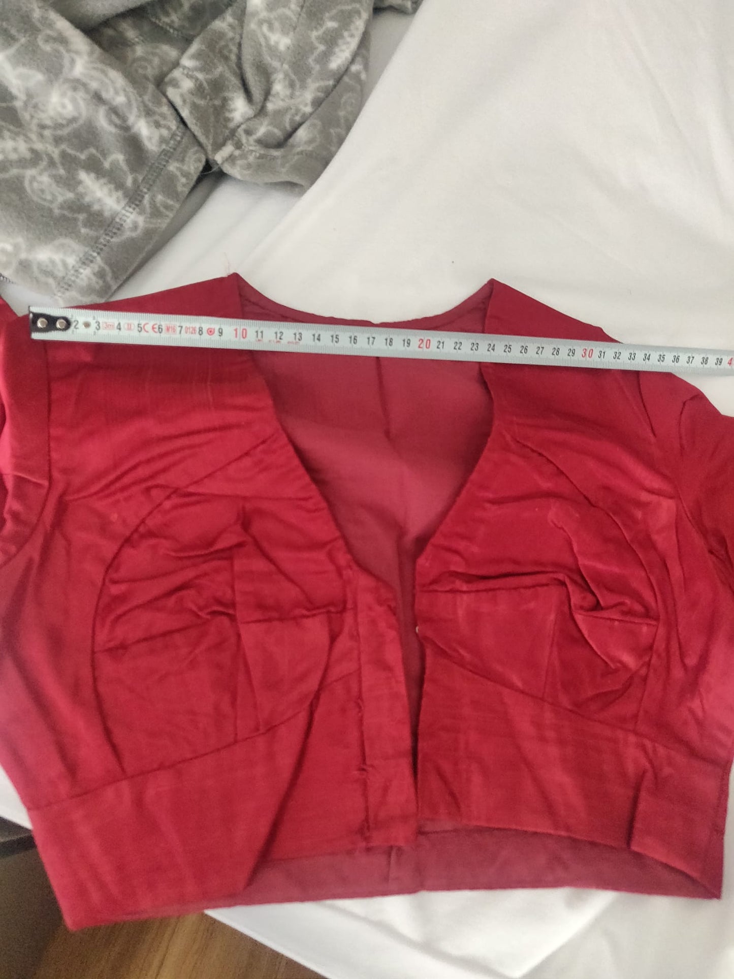 Preloved brand new red silk saree