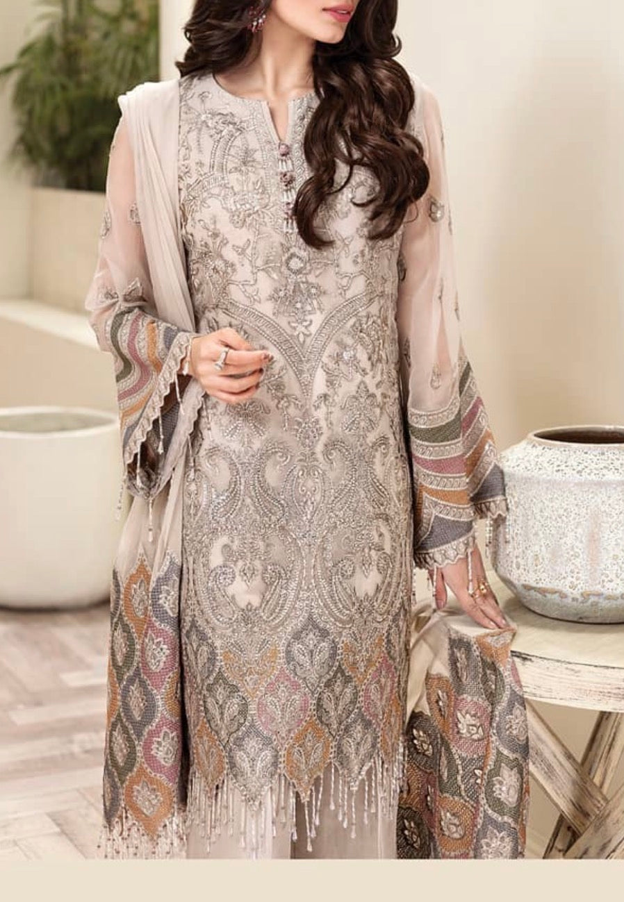 Pakistani Designer Jazmin Chiffon Suit