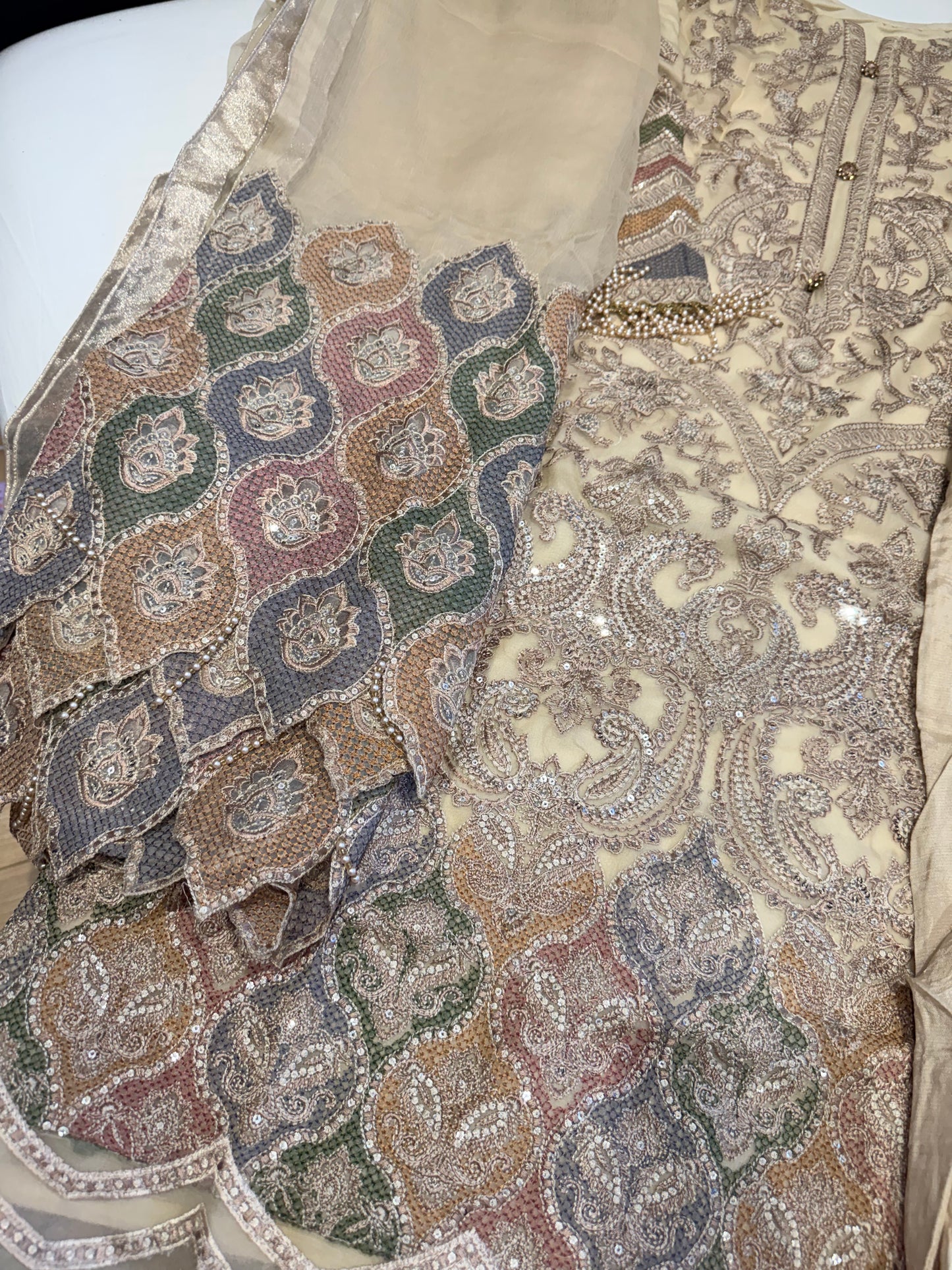 Pakistani Designer Jazmin Chiffon Suit