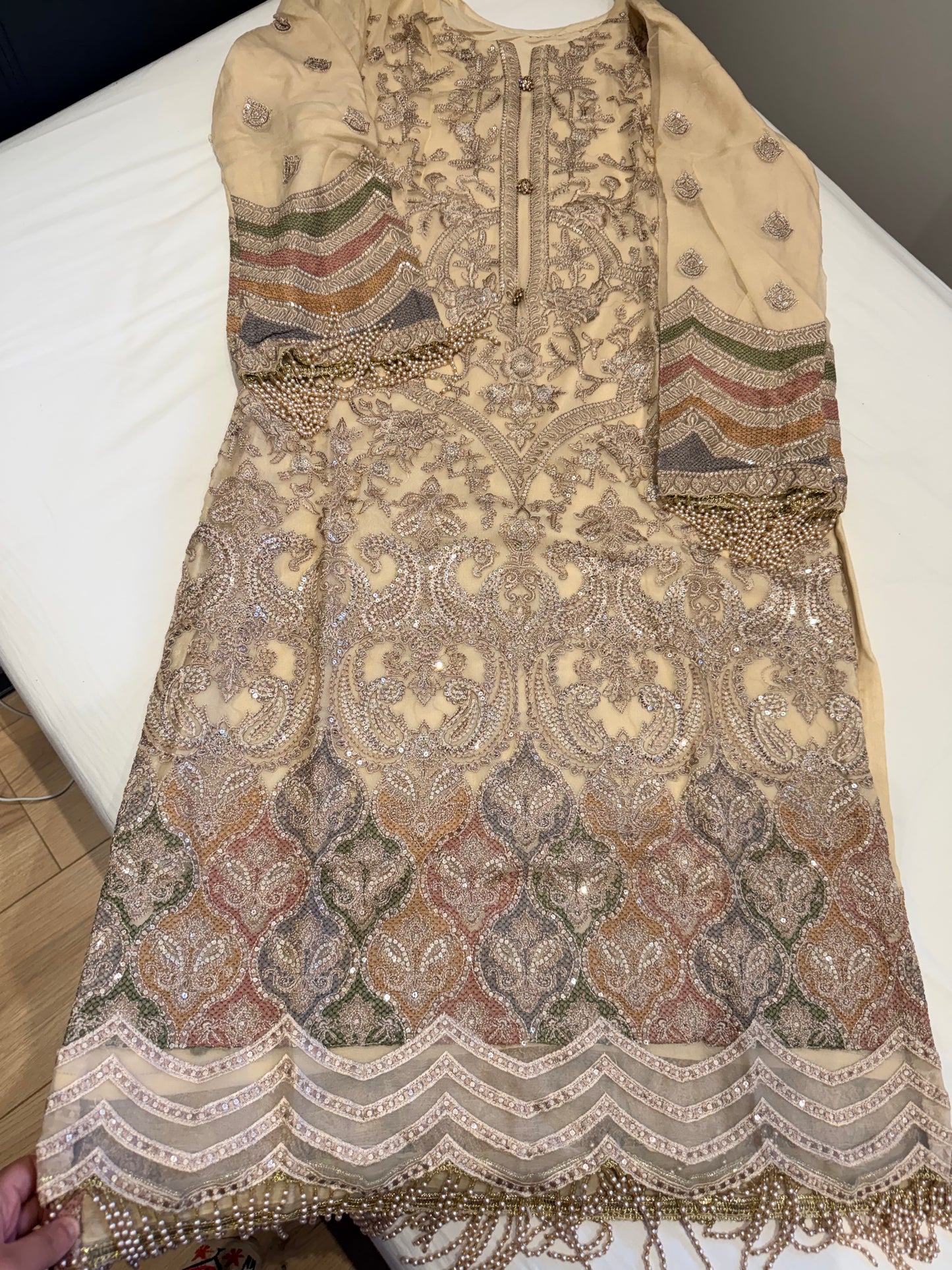 Pakistani Designer Jazmin Chiffon Suit