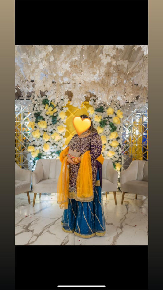 3 peice sharara