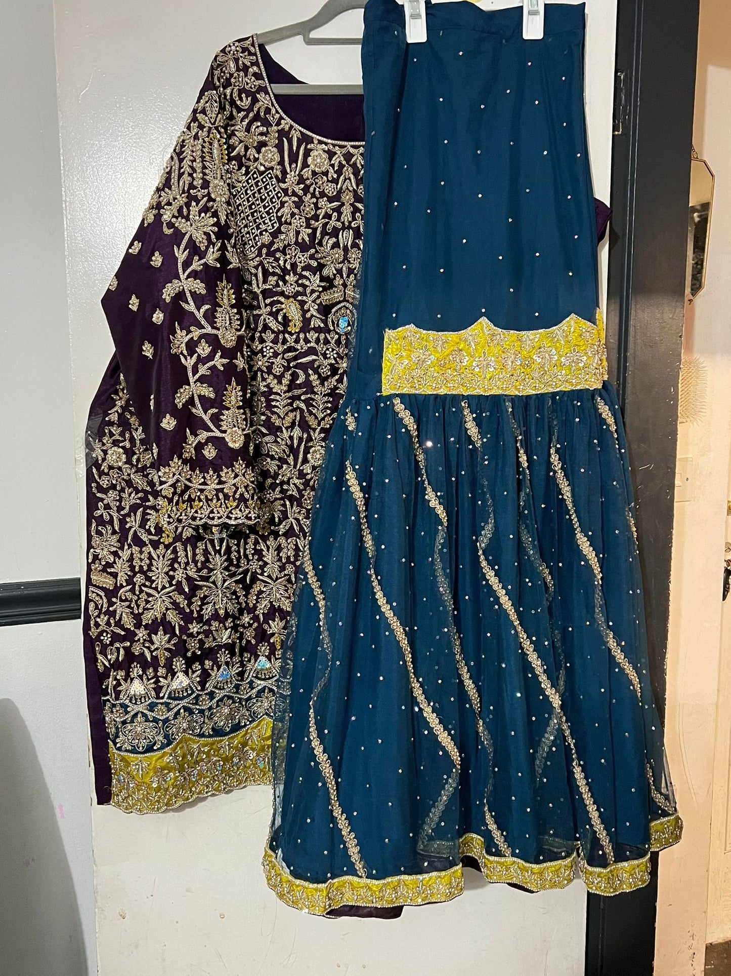 3 peice sharara