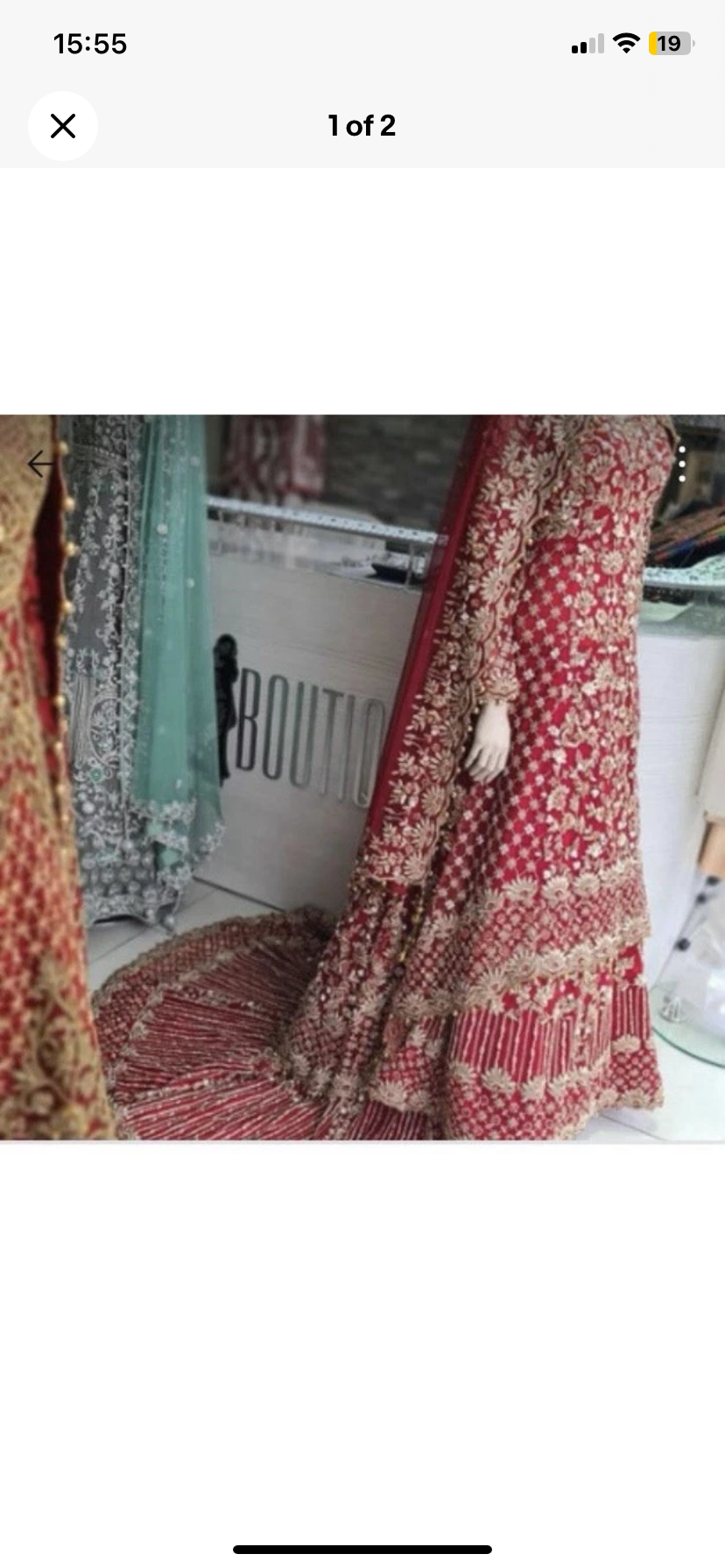 Women’s bridal dress