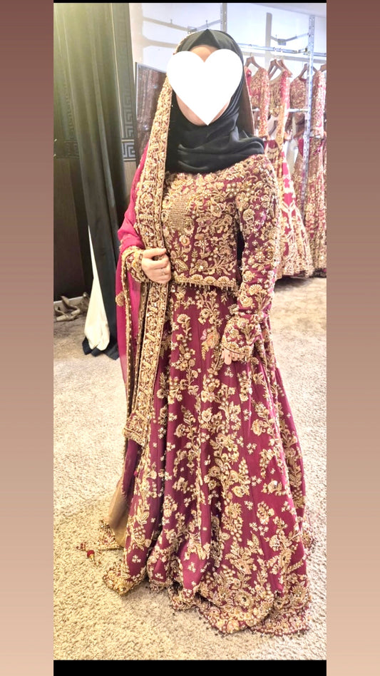 Bridal lengha hoor qasim