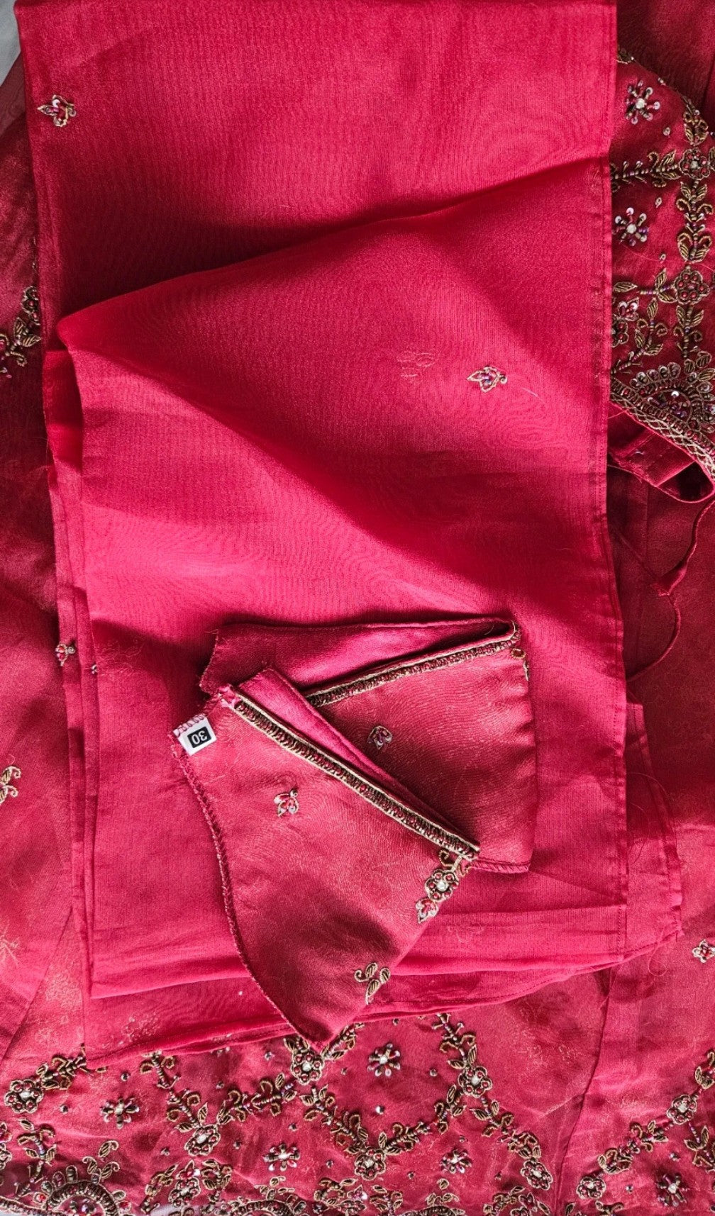 Red lengha for a young child 9years/134 cm