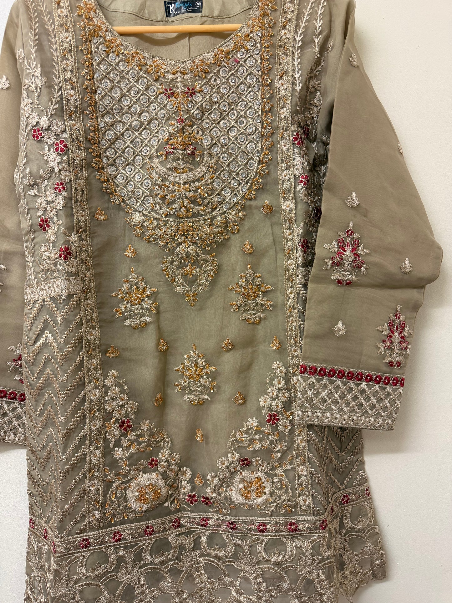 Pakistani traditional wear Golden
