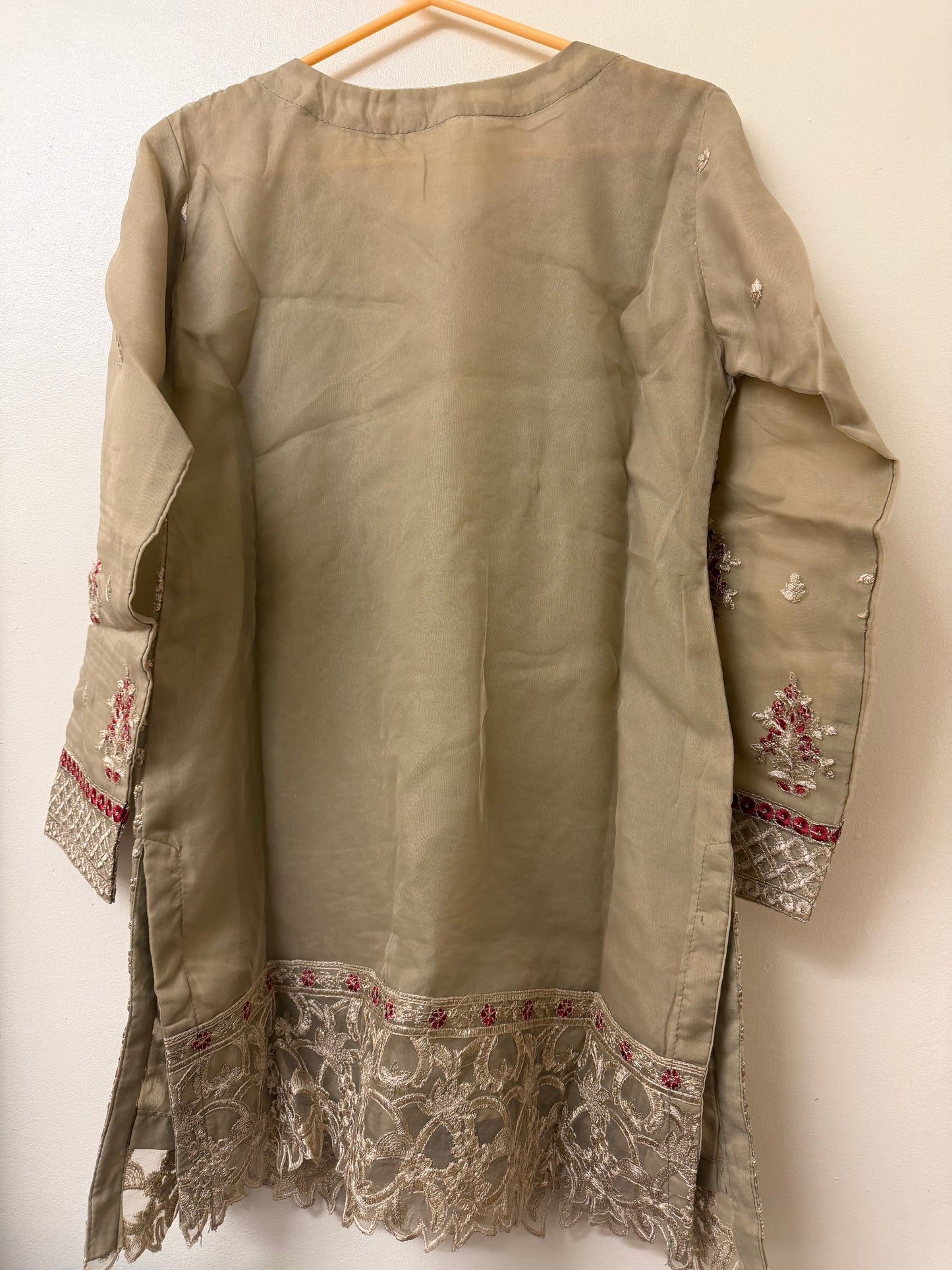Pakistani traditional wear Golden