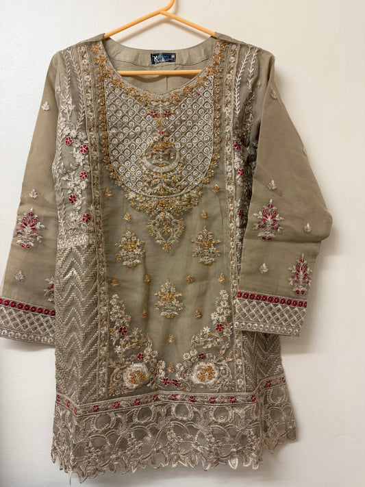 Pakistani traditional wear Golden