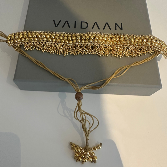 Vaidaan Gold Rashk Choker - BRAND NEW
